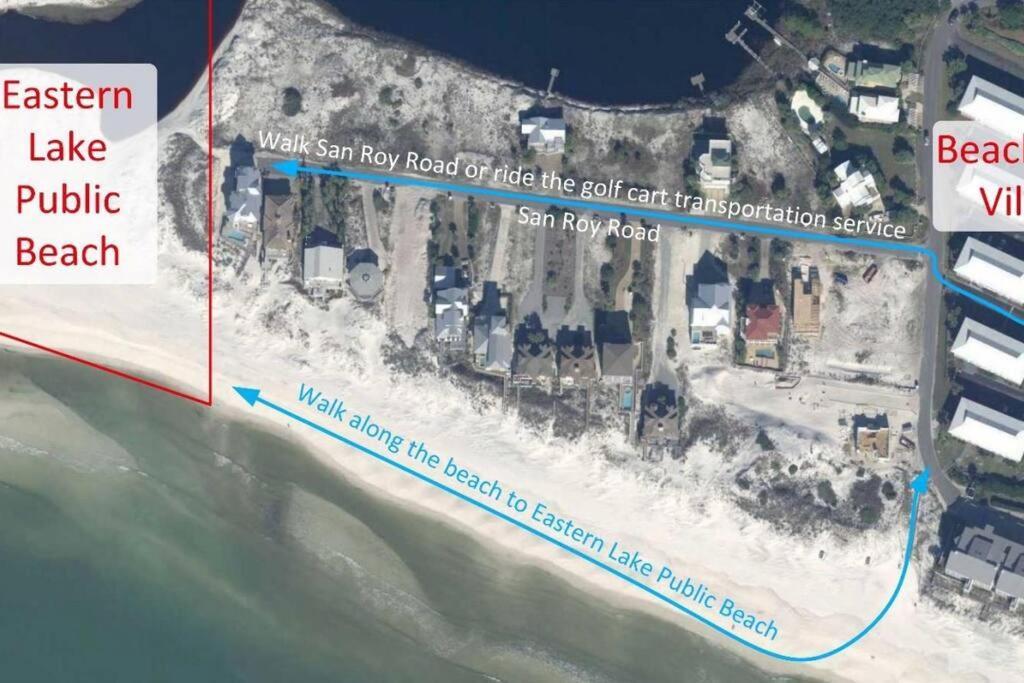 Short Walk Or Shuttle To Wide Open Public Beach! Santa Rosa Beach Buitenkant foto